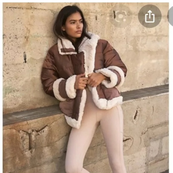 Free People Jackets \u0026 Coats | Free People Coco Reversible Puffer Bronze Large | Color: Brown | Size: L | Callmelove762's Closet